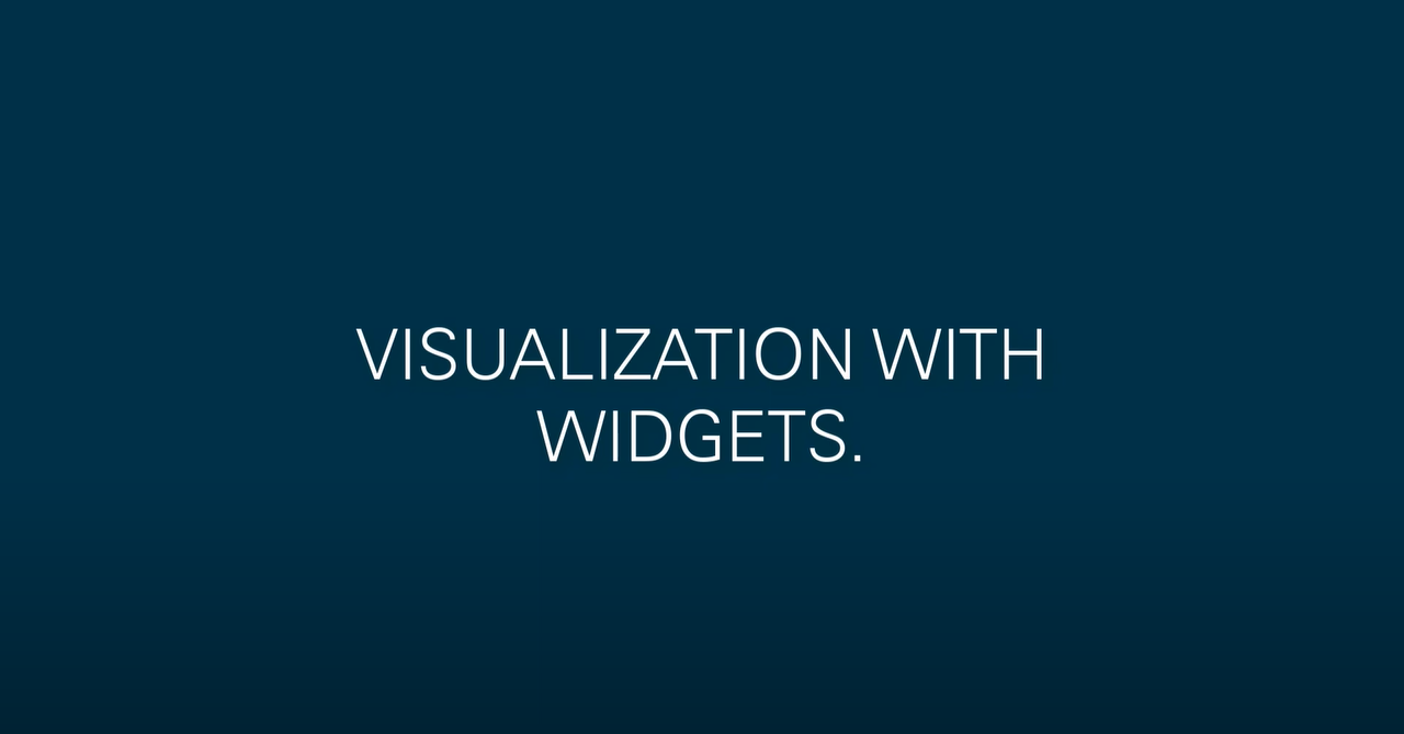 KIS.ME Video Tutorial: Visualization with Widgets